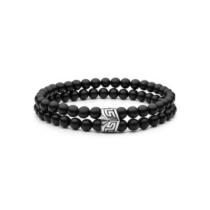 Bratara dubla cu onix negru DiAmanti 234-122B-G